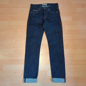 Naked & Famous Denim Men's Super Skinny Guy Jeans in Dirty Fade Selvedge